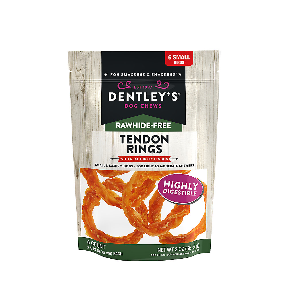 Dentley’s® Rawhide-Free Turkey Tendon Rings Dog Chew – THE TOP PET SHOP